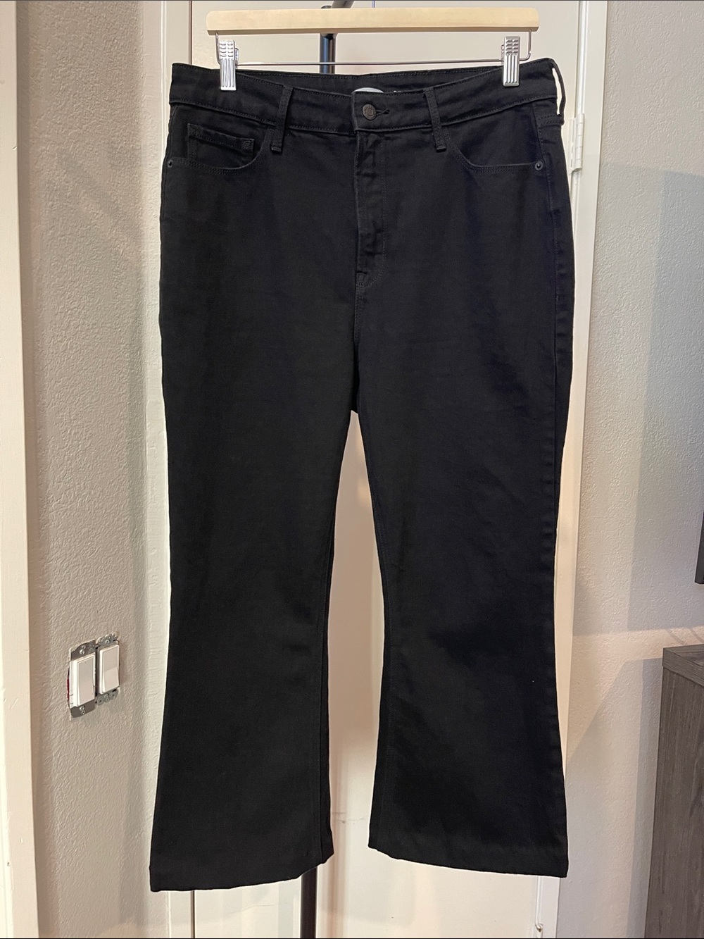 Old Navy Black High Waist Flared Leg Jeans
